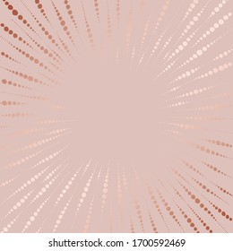 Abstract Elegant Vector Background. Rose Gold. Imitation Foil.