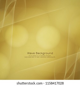 Abstract elegant wave background