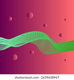 Abstract elegant wave background In Vector format