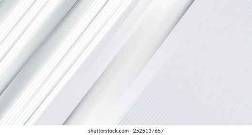 Fundo branco elegante abstrato com linha diagonal dourada. Design de modelo de luxo. Fundo limpo mínimo.