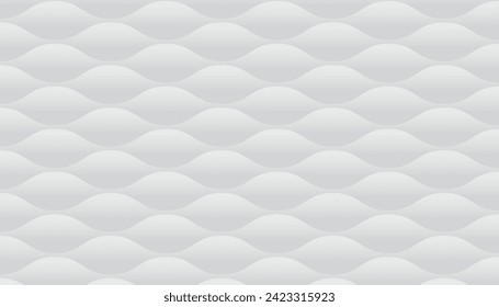 Abstract elegant white embossed wave pattern background. Perfect for banners, cards, or wallpaper.