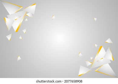 Resumen elegante con fondo de color blanco y gris. patrón de triángulo de textura. para plantilla, afiche, diseño de volante. Ilustración del vector