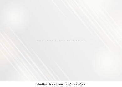 Abstract Elegant white and grey Background with light effect
