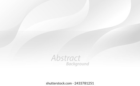 Abstract Elegant white and grey background design. Vector illustration design for presentation, banner, cover, web, card, poster, wallpaper	