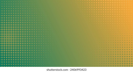 abstract elegant yellow green gradient background with halftone
