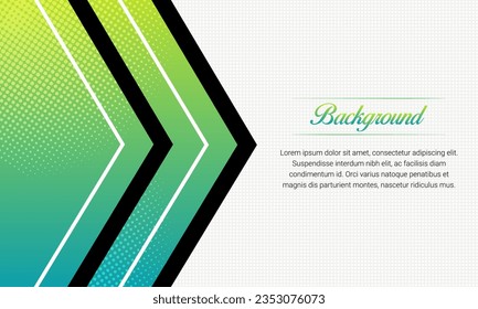 Abstrakter, eleganter, grüner Hintergrund mit Kurven, kann für Geschäftsdesigns, Präsentationen oder alle geeigneten Designs verwendet werden.