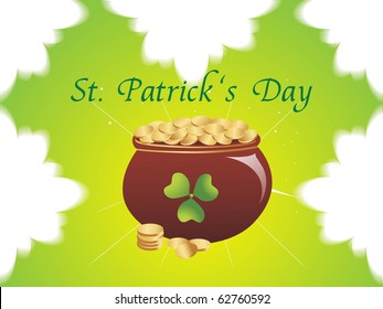 abstract element background for 17 march, vector for st patrick day