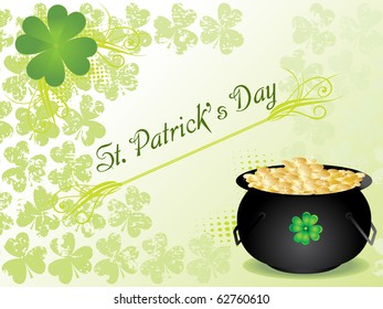 abstract element background for 17 march, vector for st patrick day