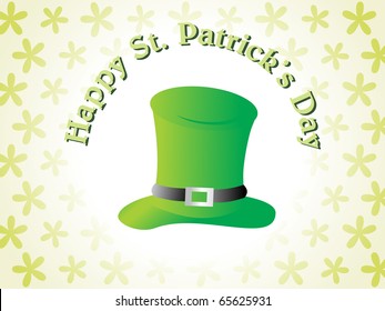abstract element background for happy st. patrick's day