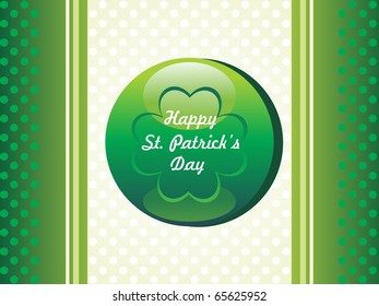 abstract element background for happy st. patrick's day