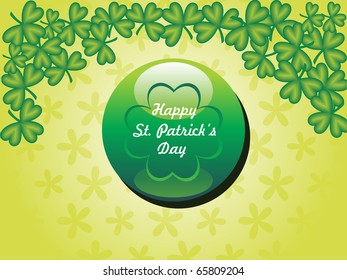 abstract element background for happy st. patrick's day