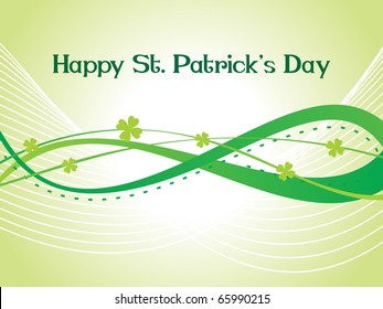 abstract element background for happy st. patrick's day