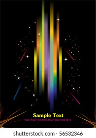 abstract element background, vector illustration