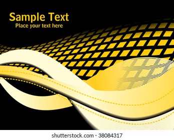 abstract element background with wave and stripes