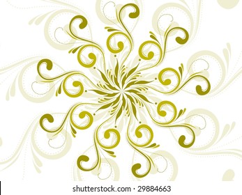 abstract element curve design tattoo vector