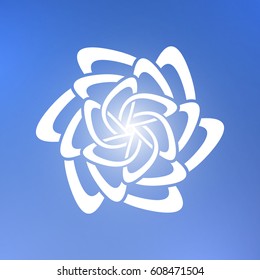 Abstract element for design. Flower.
