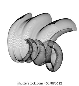 Abstract element for design. Vector.