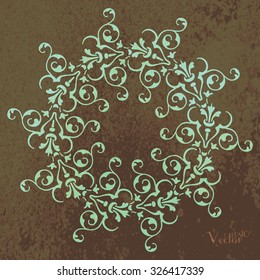 Abstract element in gentle colors