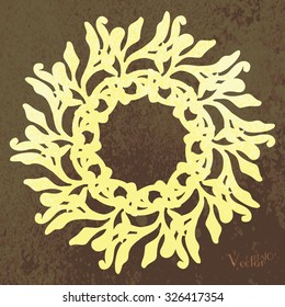 Abstract element in gentle colors