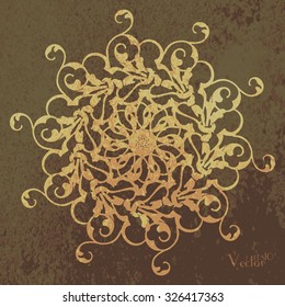 Abstract element in gentle colors