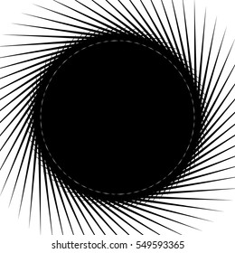 Abstract element. Geometric illustration. Graphics with generated element(s)