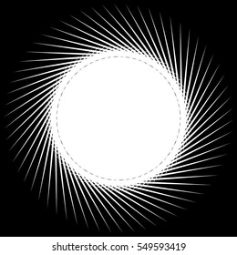 Abstract element. Geometric illustration. Graphics with generated element(s)