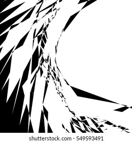 Abstract element. Geometric illustration. Graphics with generated element(s)