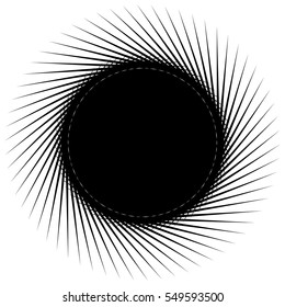 Abstract element. Geometric illustration. Graphics with generated element(s)