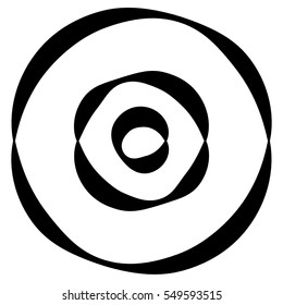 Abstract element. Geometric illustration. Graphics with generated element(s)