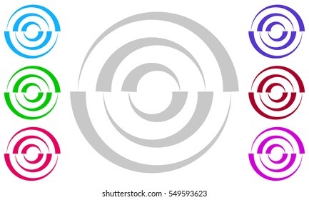 Abstract element. Geometric illustration. Graphics with generated element(s)