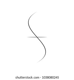 Abstract element with random overlapping lines. abstract distored lines 