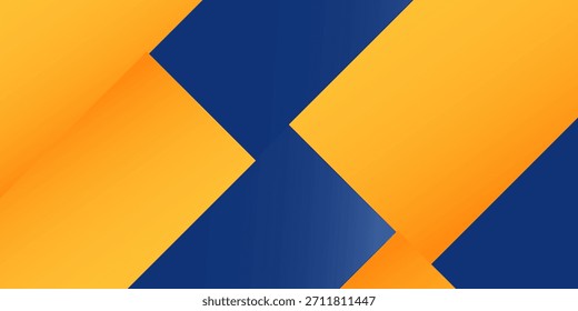 Abstract element shapes blue yellow banner geometric shapes background. Vector graphic design banner pattern presentation background web design. Simple vector