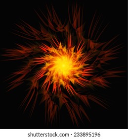 Abstract element, vector illustration. 