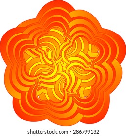 Abstract element. Vector illustration.