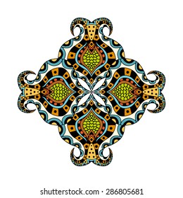 Abstract element. Vector illustration. Isolated on white