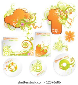 Abstract elements for design.