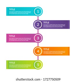 Abstract Elements of Graph. Diagram with steps, point, parts of processes. Creative concept for infographic. Business Data graph.