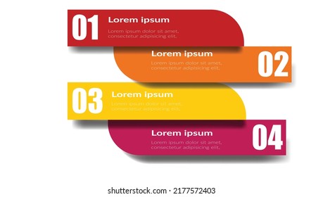 Abstract elements of graph, diagram with steps, options, parts or processes. Vector business template for presentation. Creative concept for infographic.