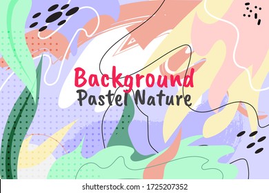 Abstract elements memphis in the style of 80's. graphic pattern of abstract elements in pastel colors for poster and background