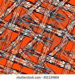 abstract elements on an orange background