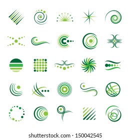 Abstract Elements Set - Isolated On White Background - Vector Illustration, Graphic Design Editable For Your Design. Business Logo