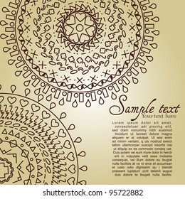 Abstract elements vector texture in gentle colors