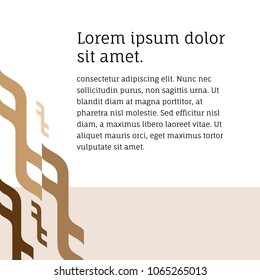 Abstract Elemet Template. Can be adapt to Corporate Presentation, Flyer, Cover Book, Poster, Brochure, Banner, Website.