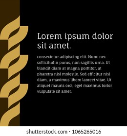 Abstract Elemet Template. Can be adapt to Corporate Presentation, Flyer, Cover Book, Poster, Brochure, Banner, Website.