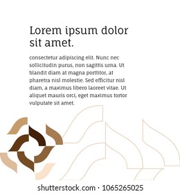 Abstract Elemet Template. Can be adapt to Corporate Presentation, Flyer, Cover Book, Poster, Brochure, Banner, Website.
