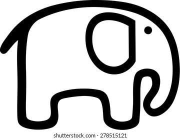 Abstract Elephant