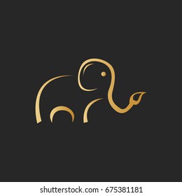 abstract elephant logo