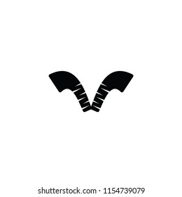abstract elephant vector logo. alphabeth with elephant logo