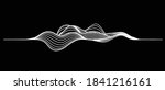 abstract elevation wavy topography strip line for concept about minimal mountain , hill , wave form.