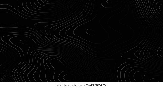 Abstract elevations topographic textures geometric terrain sharp topographic angles black and white wavy topography map background.	
